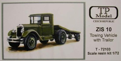 TP Model T-72103 ZIS-10 Tow.Veh.+trailer 1/72