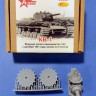 A-resin 35087 Ведущее  колесо КВ-1 ЧКЗ выпуска с декабря 1941г. (колпак на 8 болтов) 1/35