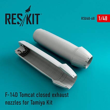 Reskit RSU48-0068 F-14D Tomcat closed exhaust nozzles (TAM) 1/48