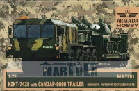 Armada Hobby MK7201 KZKT-7428 w/ ChMZAP-9990 Trailer (resin kit) 1/72