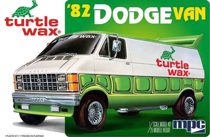 MPC 943 1982 Dodge Van Custom (Turtle Wax) 1/16