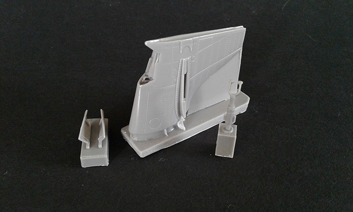Aims AIMS32P029 Mk.VIII Spitfire tail (designed to be used with Revell Supermarine Spitfire Mk.IXc kit) 1/32
