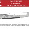 Aims AIMS48P013 Re-release now updated with decals! Dornier Do-217N-2 conversion (designed to be used with ICM Do-217N-1 kits) 1/48