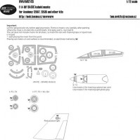 New Ware NWA-M0745 1/72 Mask F/A-18F BASIC (ACAD 12567,12535)