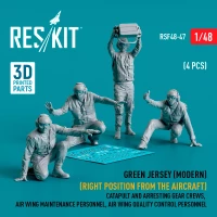 Reskit F48047 Green jersey (Modern) Catapult and Arresting 1/48