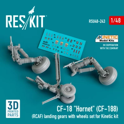 Reskit U48243 CF-18 'Hornet' (CF-188) (RCAF) land.gears 1/48