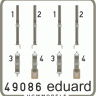 Eduard 49086 Seatbelts USN WWII green SUPERFABRIC 1/48