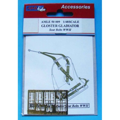 AML AMLE50009 Seatbelts WWII Gloster Gladiator 1/48