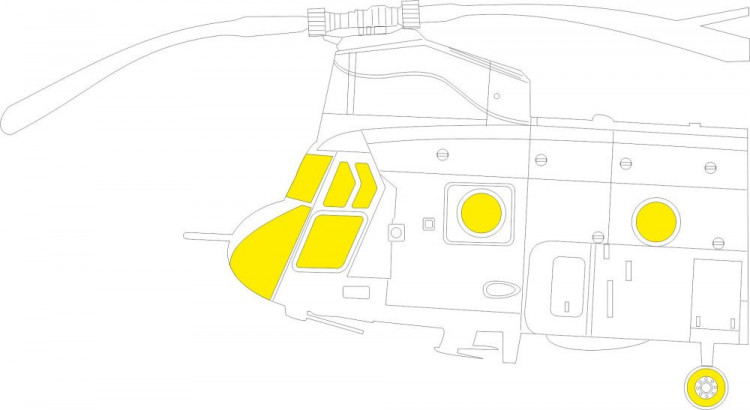 Eduard EX814 Mask CH-47A TFace (HOBBYB) 1/48