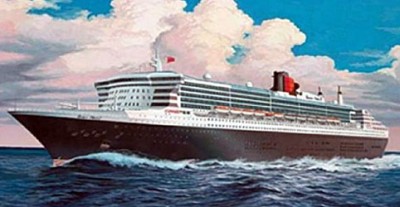 Revell 65808 Английский корабль &quot;Model-Set Queen Mary 2&quot; 1/1200