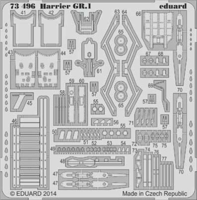 Eduard 73496 Harrier GR.1 S.A.