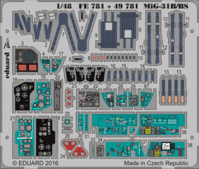 Eduard 49781 MiG-31B/BS 1/48