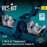 Reskit F32068 F-105 (F, G) Thunderchief pilots sitting 1/32