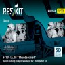 Reskit F32068 F-105 (F, G) Thunderchief pilots sitting 1/32