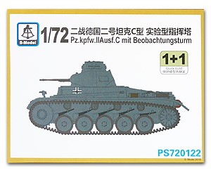 S-Model PS720122 Pz.II Ausf.C mit Beobachtungsturm 1/72