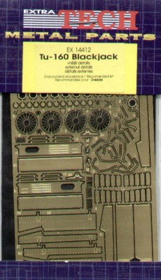 Extratexh EXTE14412 Tu-160 Blackjack External details (ZVE) 1:144