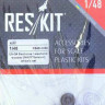 Reskit RS48-0054 UH-34 Seahorse/W.Wessex (NAVY) wheels set 1/48