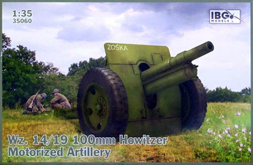 IBG Models 35060 Wz. 14/19 100mm Howitzer Motorized Artillery 1/35