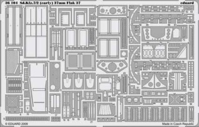 Eduard 36104 Sd.Kfz.7/2 (early) Flak 37 37mm TRU