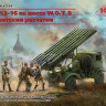 ICM 35592 БМ-13-16 на шасси W.O.T. 8 c cоветским расчетом 1/35