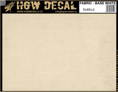 HGW 548042 Decals FABRIC (base white) 1/48