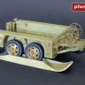Plus model 597 US trailer M18 tandem axle 1/35
