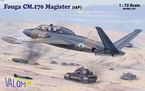 Valom 72088 Fouga CM.170 Magister (IAF) 1/72