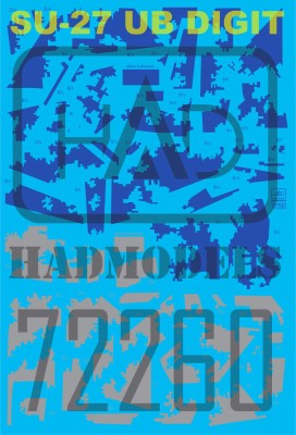 HAD 72260 Decal Ukrainian Su-27 UBM-1 Digit.Camouflage 1/72