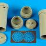 Aires 4526 F-14A Tomcat exhaust nozzles - opened p. 1/48