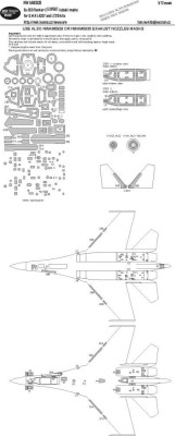 New Ware NWA-M0928 Mask Su-35S Flanker-E EXPERT (GWH) 1/72