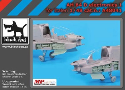 BlackDog BDOA48041 AH-64 D electronics 1 (ITALERI) 1/48
