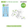 Art Scale 200-S48004 Focke-Wulf Fw-190 late seat belts - 3D-printed decals 1/48