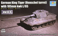 Trumpeter 07160 German Tiger II 105mm Gun 1/72