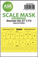 Art Scale 200-M72062 Dornier Do-27 double-sided pre-cut mask 1/72