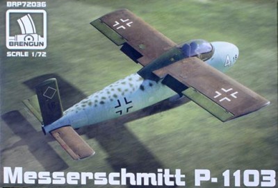 Brengun BRP72036 Me P-1103 rocket fighter (plastic kit) 1/72