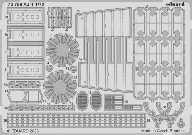 Eduard 73788 SET AJ-1 (RDN) 1/72