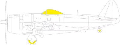 Eduard EX997 Mask P-47D-25 (MINA) 1/48