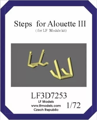 Lf Model 3D7253 Steps for Alouette III (LF) 1/72