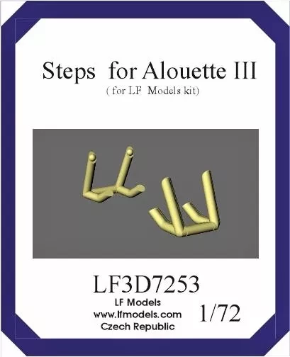 Lf Model 3D7253 Steps for Alouette III (LF) 1/72