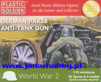 Plastic Soldier WW2G20003 - German PAK38 Anti-Tank Gun (1/72)