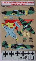 Kora Model DEC72236 Yakovlev Yak-1 (Luftwaffe service) декали декали 1/72