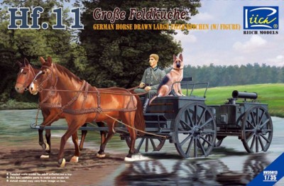 Riich Models RV35013 Полевая кухня с лошадьми 1:35