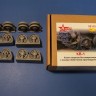 A-resin 35115 КВ-1 катки опорные без амортизации с окнами облегчения производства ЧКЗ 1/35
