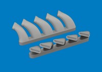 Eduard 672404 BRASSIN Mosquito exhaust stacks PRINT (TAM) 1/72