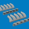 Eduard 672404 BRASSIN Mosquito exhaust stacks PRINT (TAM) 1/72