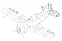 CMK 4168 Buffalo F2A-1/2/3 - control surfaces set for SPH/CRA 1/48