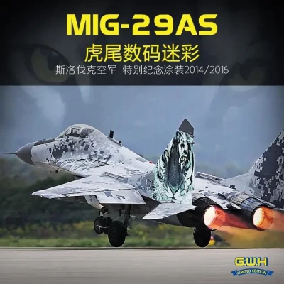 Great Wall Hobby S4809 Истребитель МиГ-29 AS Словацких ВВС (Спец. Декаль) 1/48