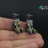 Quinta Studio QR+48094 Катапультное кресло GRU-7A late, 2 штуки, для F-14 A/F-14B (Hasegawa, GWH) 1/48