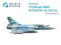 Quinta studio QD72250 Mirage 2000C (Dream Model) 1/72