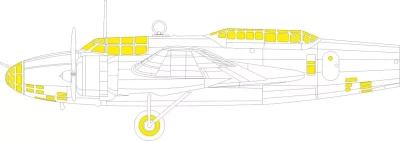 Eduard EX1004 Mask Ki-21-I (ICM) Mask